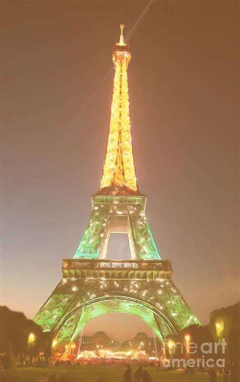 Eiffel Tower Miniature Digital Art By Susan Lipschutz Fine Art America