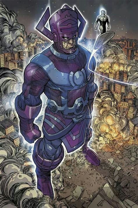 Galactus And Silver Surfer Comic Book Artwork Marvel Artwork Marvel