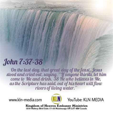 Kingdom Living Now John 737 39 Nkjv 37 On The Last Day That Great Day