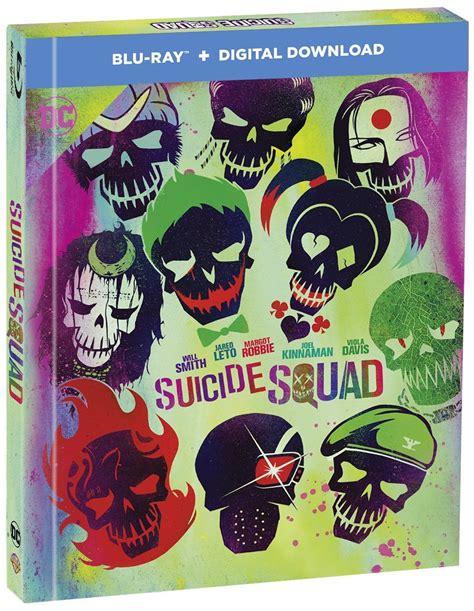 Suicide Squad Extended Cut Filmbook Dc Movies Blu Ray Digital