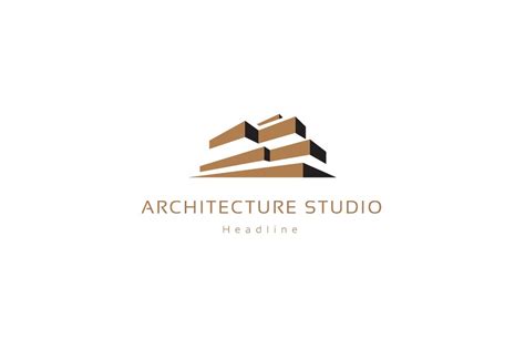 Architecture Studio Logo Creative Illustrator Templates ~ Creative