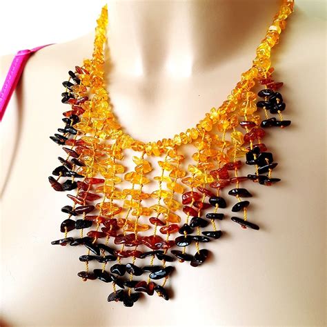 Natural Baltic Amber Necklace Women Healing Amber Necklace