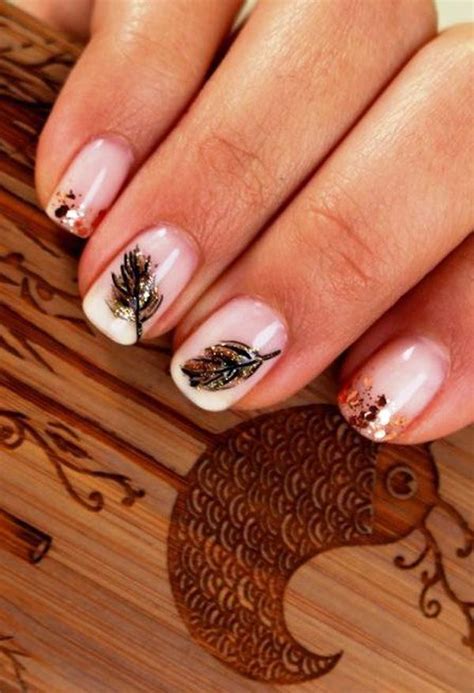 40 Examples Of Feather Nail Art Art And Design