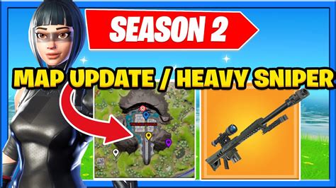 Fortnite Heavy Sniper Update With Map Update Changes Today Heavy Sniper