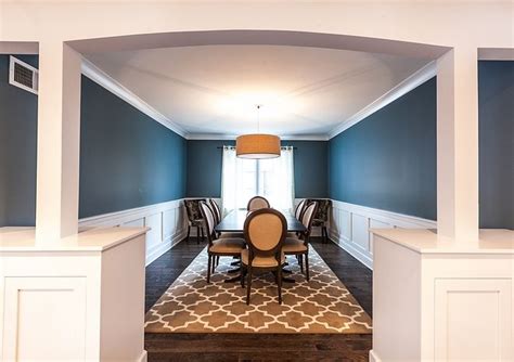 For full disclosure, go here. Walls are Benjamin Moore Champion Cobalt. Trim and ...