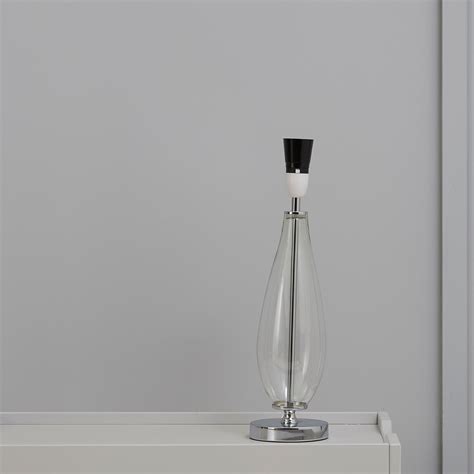 Great savings & free delivery / collection on many items. Chalma Teardrop Silver Chrome Effect Table Lamp Base ...
