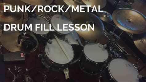 Drum Fill 4 Punk Rock And Metal Drum Fill For Beginners Drum Lesson