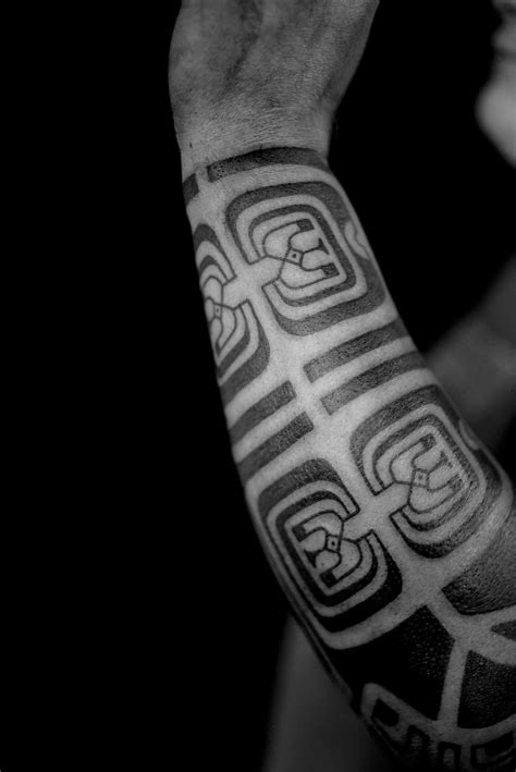 Marquesan Patutiki Tatouage