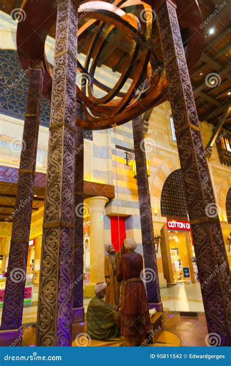 Statue Inside Ibn Battuta Mall Editorial Photography Image Of