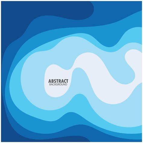 Abstract Wave Background Design With Blue Combination Vector 8052365