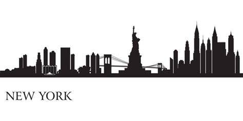Visual Arts New York City Skyline Stencil Stencils And Templates Pe