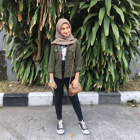 Ootd hijab casual simple remaja. Inspiration Hijab Style Outfit of The Day (OOTD) 2019 ...