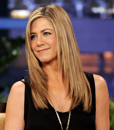 Jen Aniston On Leno Side View Of Great Layers Jennifer Aniston Hair