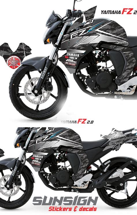 Yamaha Fz V2 Full Graphics Fz V2 Full Body Sticker