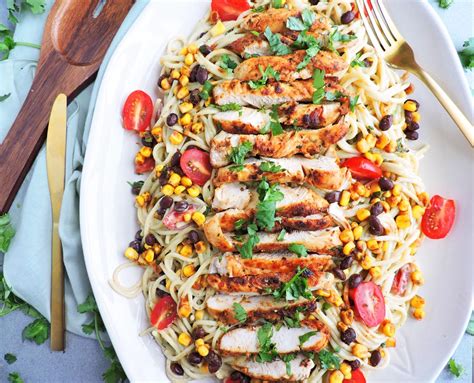 Southwest Chicken Avocado Ranch Pasta Beautiful Eats And Things