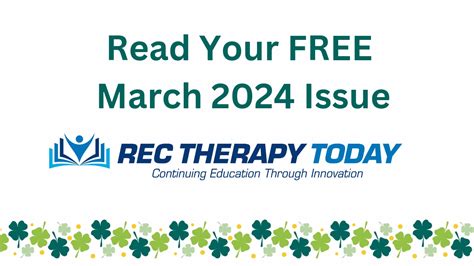 March 2024 Issue Rec Therapy Today