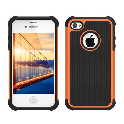 Iphone 4s Case Iphone 4 Case Chtech Fashion Shockproof Durable Hybrid Dual Layer Armor