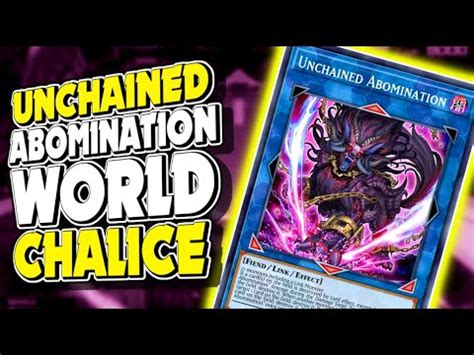 UNCHAINED World Chalice ABOMINATION Yugioh Master Duel PS5 Gameplay