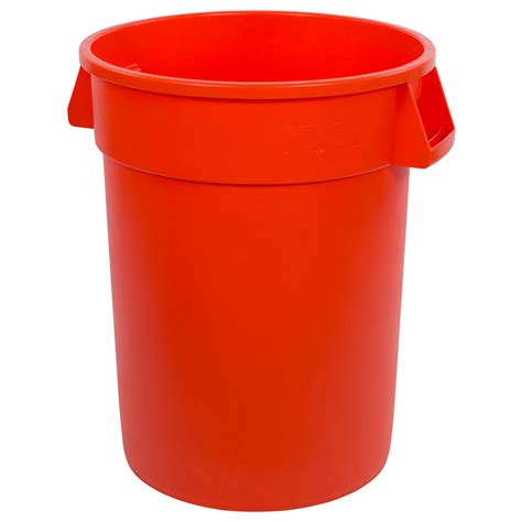 Carlisle 34103224 32 Gallon Commercial Trash Can Plastic Round Food