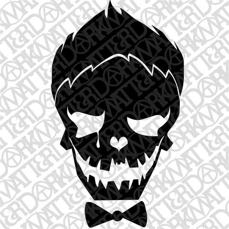 Joker Suicide Squad Close Up For Car Decal Vector By