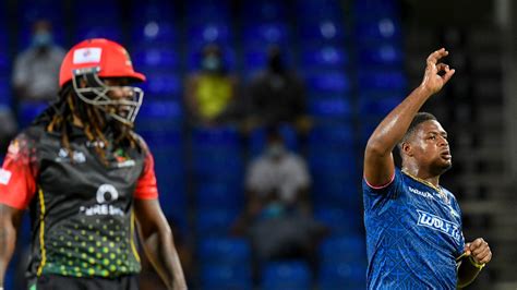 Cpl 2021 In Pics Chris Gayle Flop Show But St Kitts And Nevis Patriots
