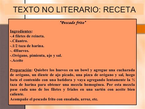 Texto Literario Y Texto No Literario Ejemplos Opciones De Ejemplo Images