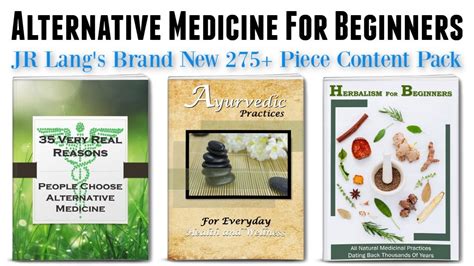 Alternative Medicine For Beginners Plr Review Bonus Jr Langs Brand