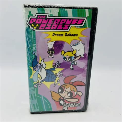 The Powerpuff Girls Dream Scheme Vhs 2000 Clam Shell Vtg New In Package 1295 Picclick