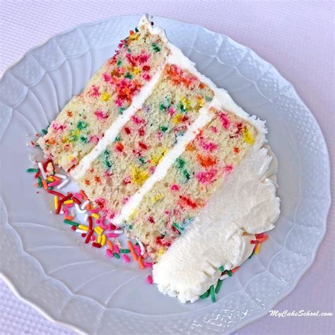 Funfetti Cake Recipe From Scratch My Cake School