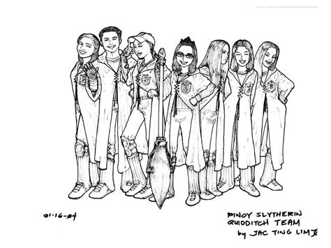 Phps Slytherin Quidditch Team By Jactinglim On Deviantart