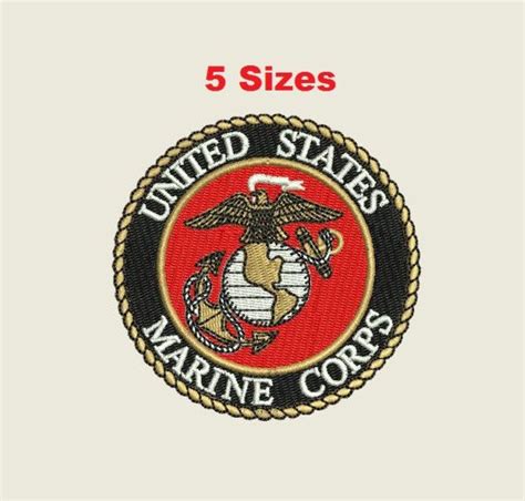 Marine Emblem Embroidery Design Whitehightopvanskids