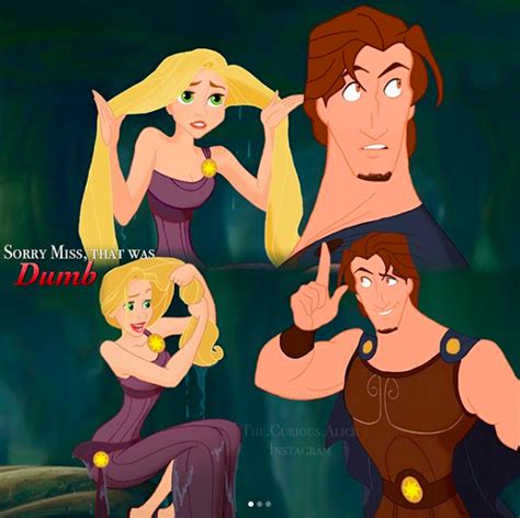 Rapunzel And Finn In Hercules