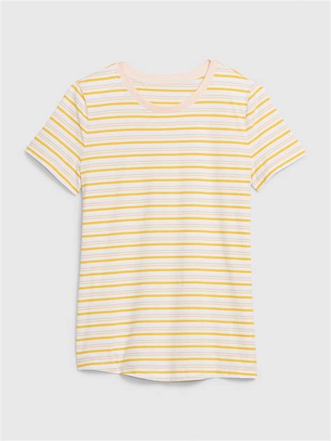 gap vintage wash stripe crewneck t shirt pantone colour of the year 2021 gap clothes