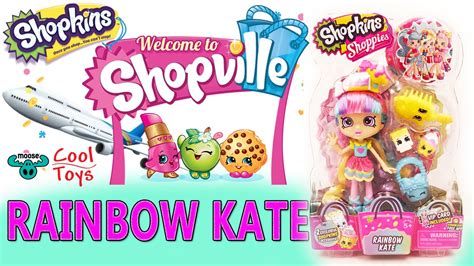 Rainbow Kate Shopkins Shoppies Toy Unboxing And Giveaway Open