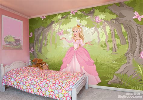 Stone always nice solid material but expensive. Fairy tale woods bedroom | Woodland wallpaper, Wood bedroom, Murals for kids