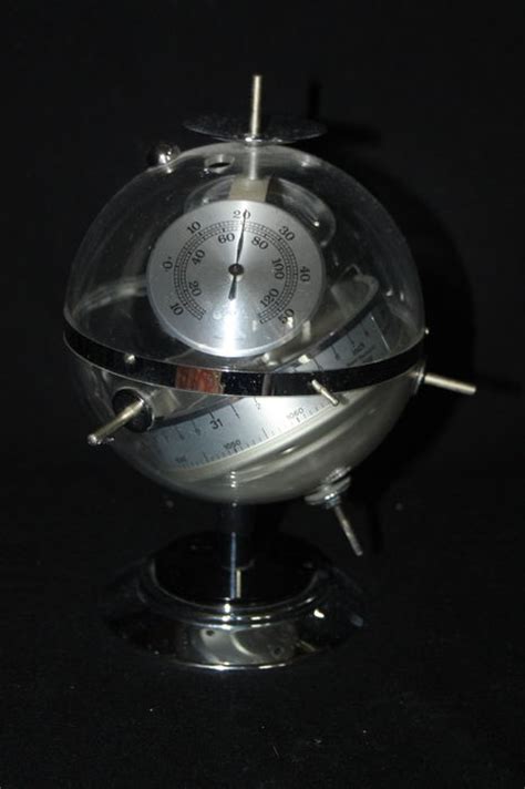 Loud as a whisper okudagram). BGM - vintage satellite Sputnik, mechanical weather ...