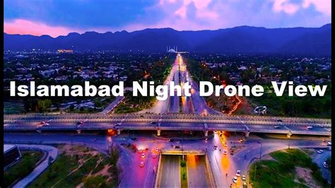 Islamabad Night Best Aerial View Worlds Second Most Beautiful Capital