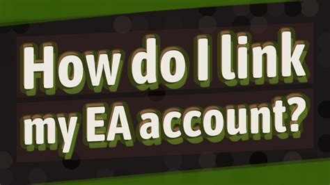 Check that your playstation™network online id is linked to your ea account. How do I link my EA account? - YouTube