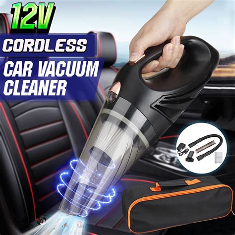 12v Cordless Handheld Car Vacuum Cleaner Portable Duster Dry And Wet