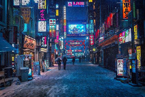 Unusually Empty Tokyo During Snowfall R Cityporn