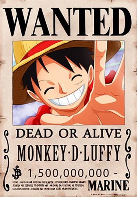 Straw Hat Pirates Wanted Posters Sticker Full Crew In One Piece Anime Luffy One Piece