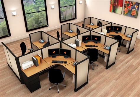 Corporate Office Furniture Cubicles 6x6 5x6x47