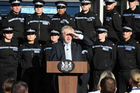 Police Chief Criticises Boris Johnson For Using Officers As A Backdrop For Unrelated Brexit Speech