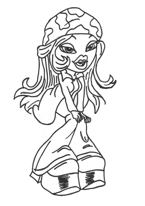 Bratz Coloring Pages – Birthday Printable