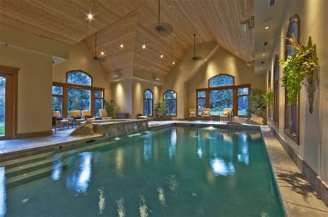 Indoor Pool Traditional Swimming Pool And Hot Tub Seattle By