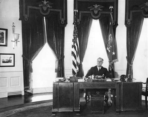 President Roosevelt In The Oval Office White House Historical Association