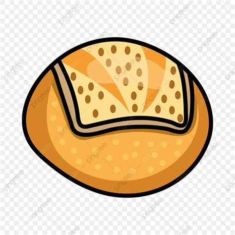 Gambar Roti Prancis Bulat Animasi Yang Lezat Roti Perancis Roti Bundar Clipart Roti Png Dan