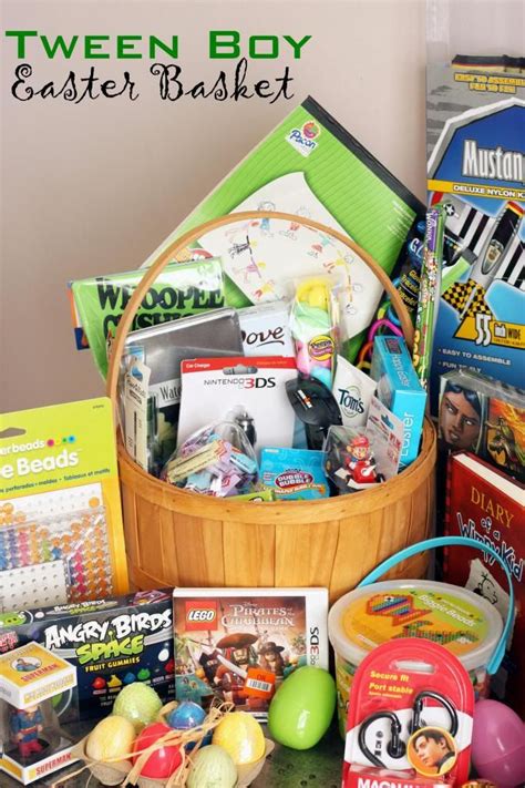 Shop from these top toys, books, and sweets for under $30. 13 Easter Basket Filler Ideas | Boys easter basket, Easter ...