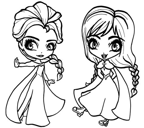 Elsa and anna coloring pages free printable. Elsa Anna Coloring Pages at GetColorings.com | Free ...