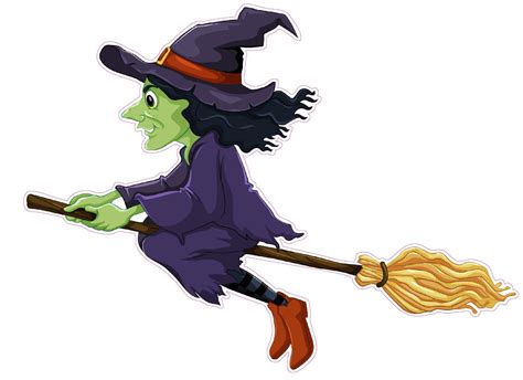 Halloween Wicked Witch Version 2 Wall Decor Decal Nostalgia Decals Wall Decoration Stickers